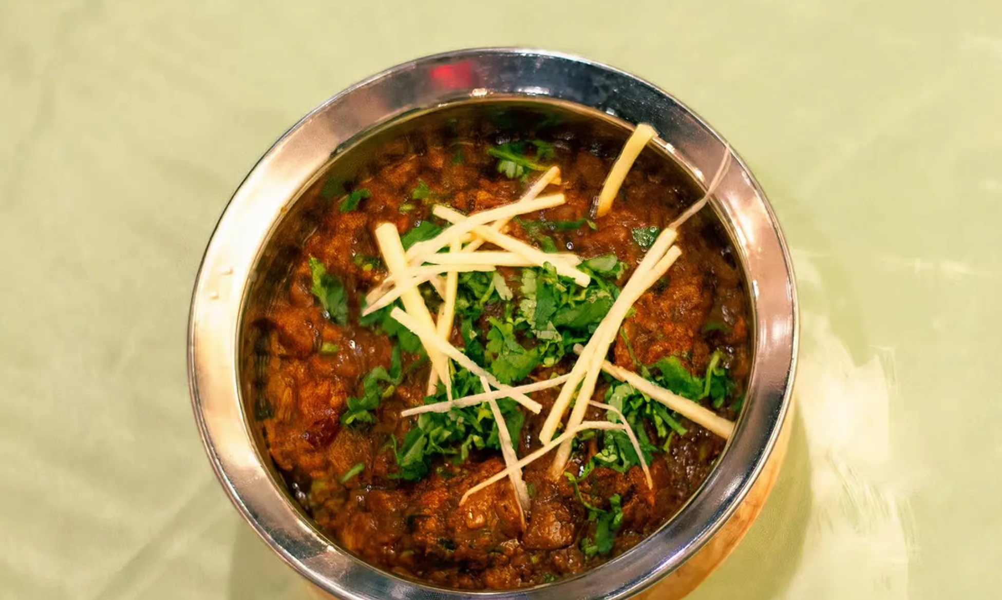 Baingan Bharta at Om Cuisine of India in Calgary, AB